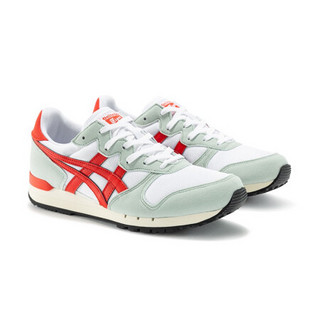 Onitsuka Tiger鬼塚虎新款复古潮流经典虎爪慢跑鞋 男女运动休闲鞋 ALVARADO 白色/红色 45