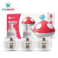 Xinmiao 新妙 inmiao 新妙 电热蚊香液 45ml×3瓶（90晚）+1器