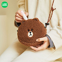 LINE FRIENDS 布朗熊斜挎包斜挎包包 收纳包包