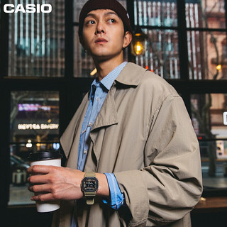 CASIO 卡西欧 G-SHOCK系列 DW-5610SUS-5 多功能运动手表 树脂表带 方形