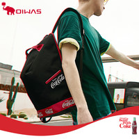 爱华仕 OIWAS可口可乐联名双肩包男斜挎包书包女潮牌手提包运动健身包 4789 黑色