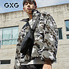 GXG男士斜挎包新款时尚男包单肩公文包小背包休闲斜挎包男潮 13B151427W  黑色