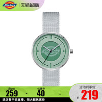Dickies 帝客 石英表 200F60LYXCL-151V8-33 灰绿色 尼龙表带 圆形