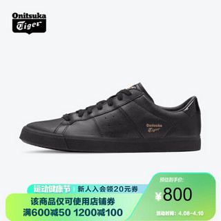 Onitsuka Tiger鬼塚虎 运动休闲鞋板鞋男小白鞋经典时尚LAWNSHIP 3.0 黑色 38