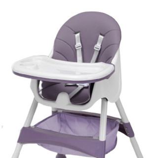 Kshatriya 刹帝利 婴儿餐椅+粉色弯曲勺叉 香芋紫