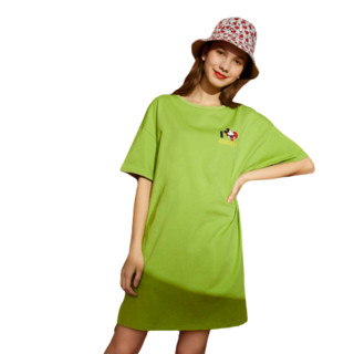 VERO MODA 米奇系列 女士T恤连衣裙 320161529 绿色 S