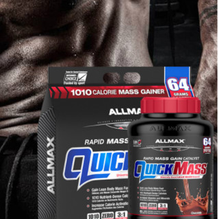 ALLMAX Quickmass增肌粉 草莓香蕉味 12磅