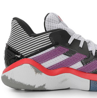 adidas 阿迪达斯 Harden Stepback 男子篮球鞋 EH1995 黑紫红 42