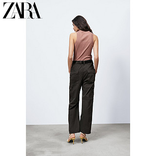 ZARA 新款 女装 挂脖领无袖 T 恤 00962176620