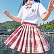 日系正统jk格裙女长短袖半身裙制服套装水手服百褶裙学院可爱学生