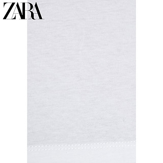 ZARA新款 女装 圆领短袖 白色圆领短袖 T 恤  06050232250