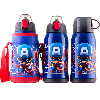 Disney 迪士尼 HM3202A2 儿童保温杯 600ml 蓝色美国队长