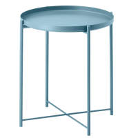 IKEA 宜家 GLADOM 格拉登 托盘桌 蓝色 45*45*53cm