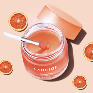 LANEIGE 兰芝 夜间保湿修护唇膜 西柚味 20g