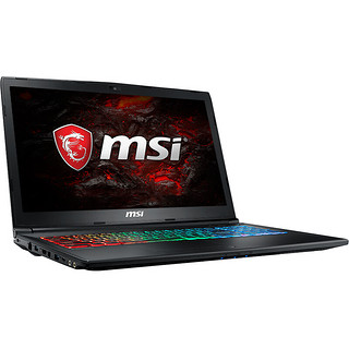 MSI 微星 GP62MVR 15.6英寸 游戏本 黑色(酷睿i7-7700HQ、GTX 1060 6G、8GB、128GB SSD+1TB HDD、1080P、IPS、60Hz、GP62MVR 7RFX-844CN)