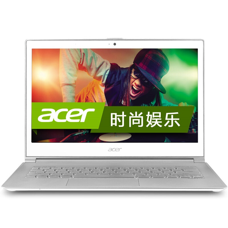 acer 宏碁 Aspire S7-391 13.3英寸 轻薄本 白色 (酷睿i7-3537U、核芯显卡、4GB、256GB SSD、1080P、IPS、60Hz、73534G25aws)