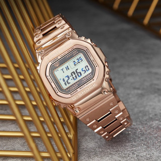 CASIO 卡西欧 G-SHOCK金属进化系列 43.2毫米太阳能电波腕表 GMW-B5000GD-4