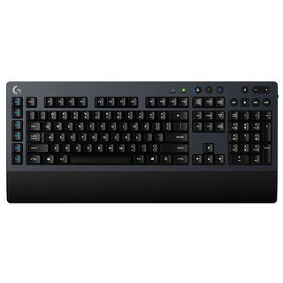 logitech 罗技 G613 110键 Lightspeed 2.4G无线机械键盘 黑色 Romer-G机械轴 无光