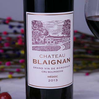 Chateau Blaignan 碧朗城堡 伯来南酒庄 干红葡萄酒 12.5%vol 750ml*6瓶