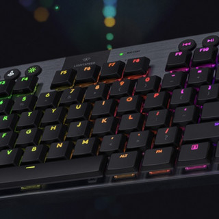 logitech 罗技 G913 TKL 87键 2.4G蓝牙 Lightspeed 双模无线机械键盘 黑色 GL C轴 RGB