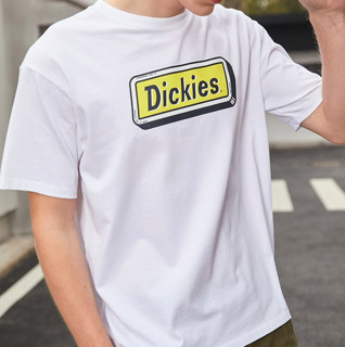 Dickies 帝客 男士印花T恤 DK008906 白色 L