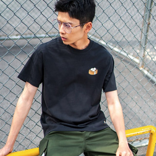 Dickies 帝客 中华美食系列 男士T恤 DK007615 黑色 S