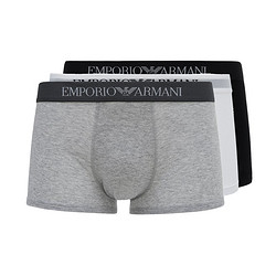 【直营】EMPORIO ARMANI/阿玛尼内裤男士三条装平角111610 CC722