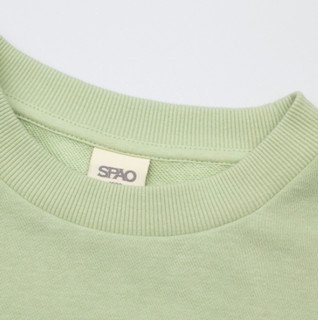 SPAO 不二家联名系列 男女款圆领卫衣 SPMWA36D11 浅绿色 XL