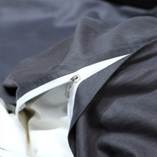 南极人NanJiren 全棉四件套 100%纯棉高档床上用品套件 双人床被套200*230cm床单枕套 1.5/1.8米床