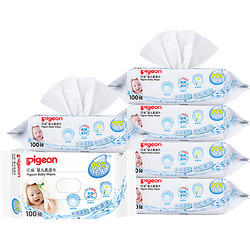 Pigeon 贝亲 婴儿湿纸巾 100片*6包