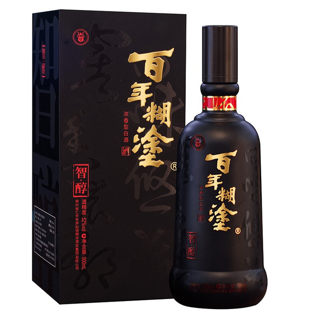 百年糊涂 智醇 52%vol 浓香型白酒 500ml *2
