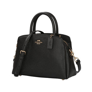 COACH 蔻驰 LILLIE系列 女士牛皮戴妃包 91146 IMBLK 黑色 中号