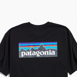 patagonia 巴塔哥尼亚 男士短袖T恤 60451481 黑色 S