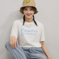 HOPESHOW 红袖 90221090201 女装圆领套头T恤
