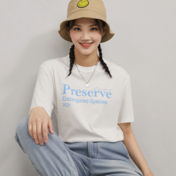 HOPESHOW 红袖 90221090201 女装圆领套头T恤