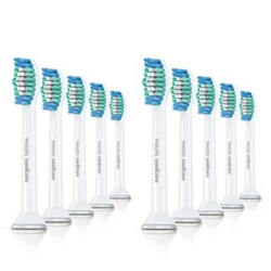 PHILIPS 飞利浦 Sonicare 1基础清洁系列 HX6010/30 电动牙刷刷头 10支装 白色