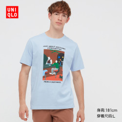 UNIQLO 优衣库️ 村上春树合作系列 436984 男士T恤