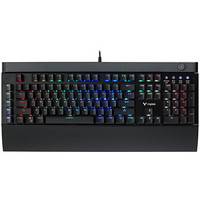RAPOO 雷柏 V820 109键 有线机械键盘 黑色 雷柏黑轴 RGB