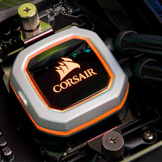 美商海盗船 (USCORSAIR) H150i PRO RGB 一体式CPU水冷散热器 360MM冷排 三磁悬浮风扇 五年质保 UPC