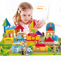 Hape E8029 城市情景积木 125颗粒 赠20粒积木