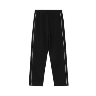李宁男装卫裤2021运动时尚系列男子直筒卫裤 AKLR533 黑色-1 M