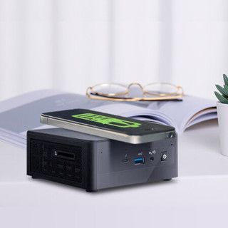 intel 英特尔 猎豹峡谷 NUC11PAHi5 2021款 十一代酷睿版 商用台式机 黑色 (酷睿i5-1135G7、核芯显卡、8GB、256GB SSD、风冷)
