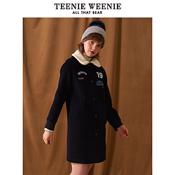 TeenieWeenie  女士中长款羊毛大衣