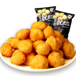 京东plus会员三统万福微派黄金鱿米花360g2