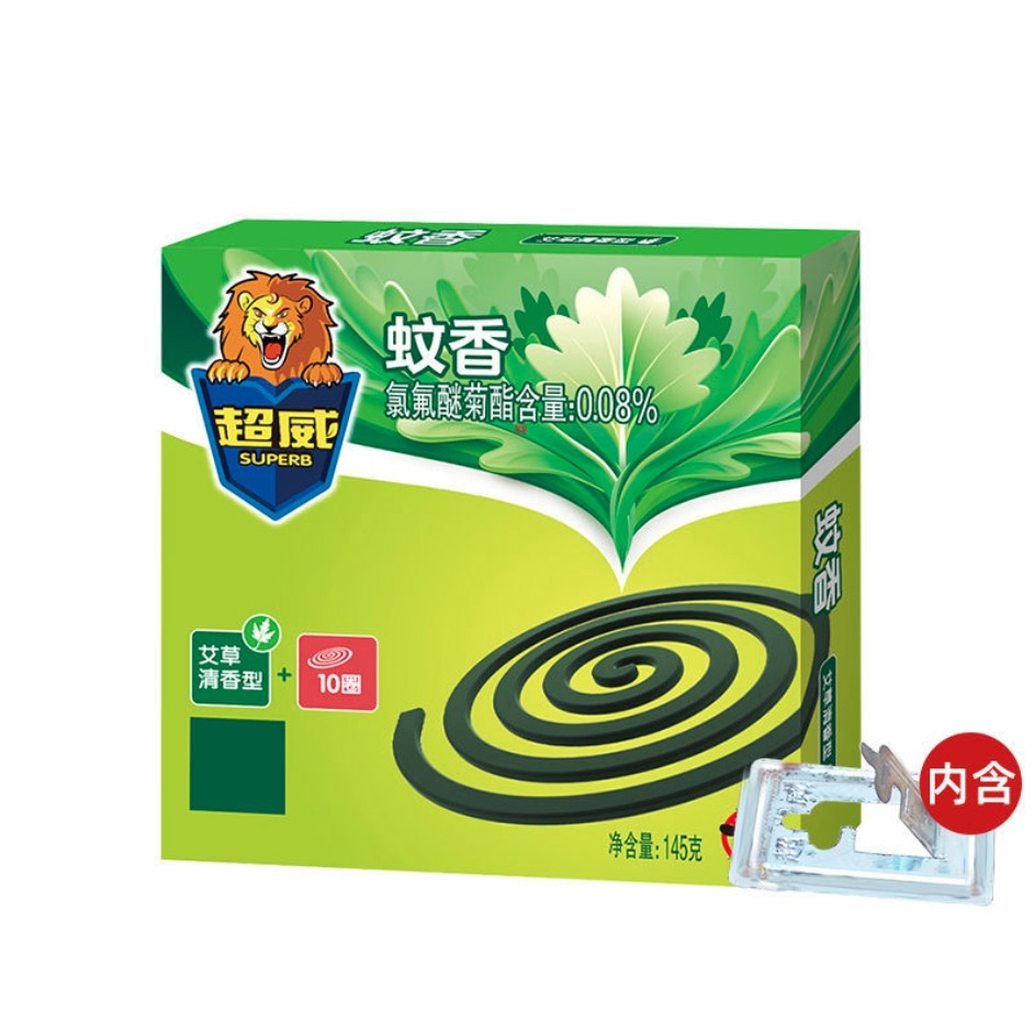 超威 艾草清香型蚊香 10单圈
