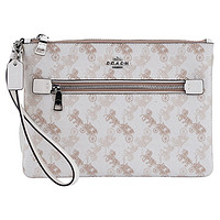 COACH 蔻驰 女士手拿包 530 SVQB9 白色 中号