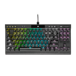 CORSAIR 美商海盗船 K70 TKL 机械键盘（87键、cherry红轴、PBT、RGB）