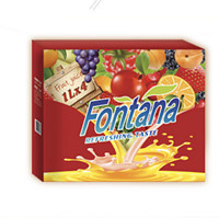 地中海塞浦路斯进口 芳塔娜（Fontana）苹果汁100%纯果汁 1L*4瓶 果汁饮料 整箱礼盒