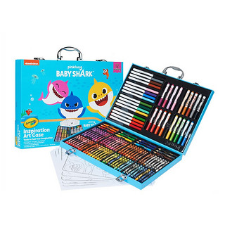 Crayola 绘儿乐 04-1148 鲨鱼宝宝绘画工具礼盒 140件套
