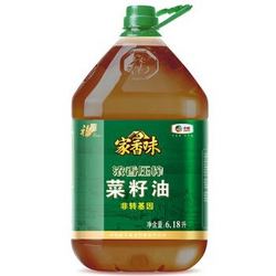 福临门 家香味浓香压榨菜籽油   6.18L